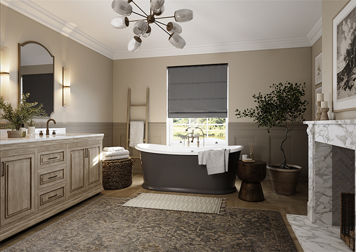 Astoria, Flint Grey - Roman Blind - Image 6